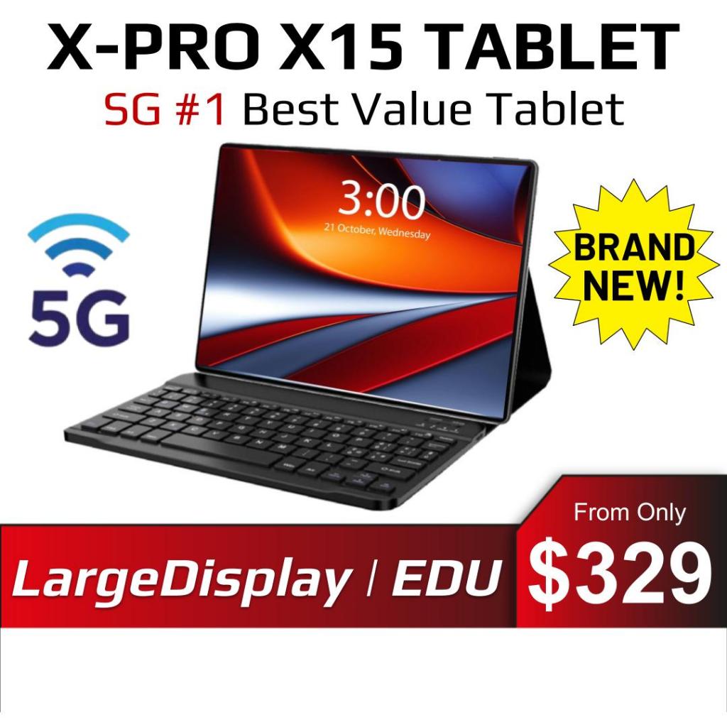 XPRO X15 Pro Tablet - 14 Inch Screen - Android 15 Tablet - 24GB RAM ...