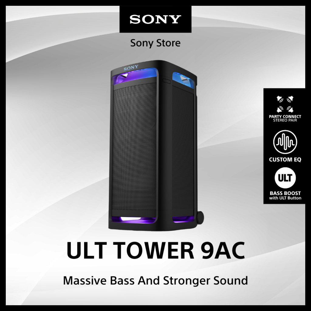 Sony ULT Tower 9 AC | High Power Wireless Speakers | SRS-ULT900AC ...