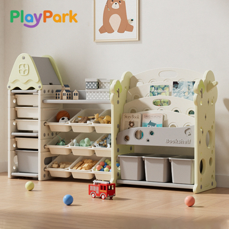 Playpark Toy Storage Rack & Cabinet Baby Tree House Design Multi Layer ...