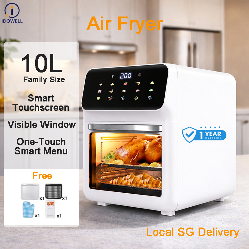IDOWELL 10L Air Fryer Large Capacity Smart Touchscreen product listing photo 1