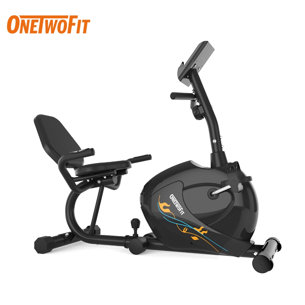 OneTwoFit 4KG lazy bike 8-speed adjustable resistance fitness bike gym ...