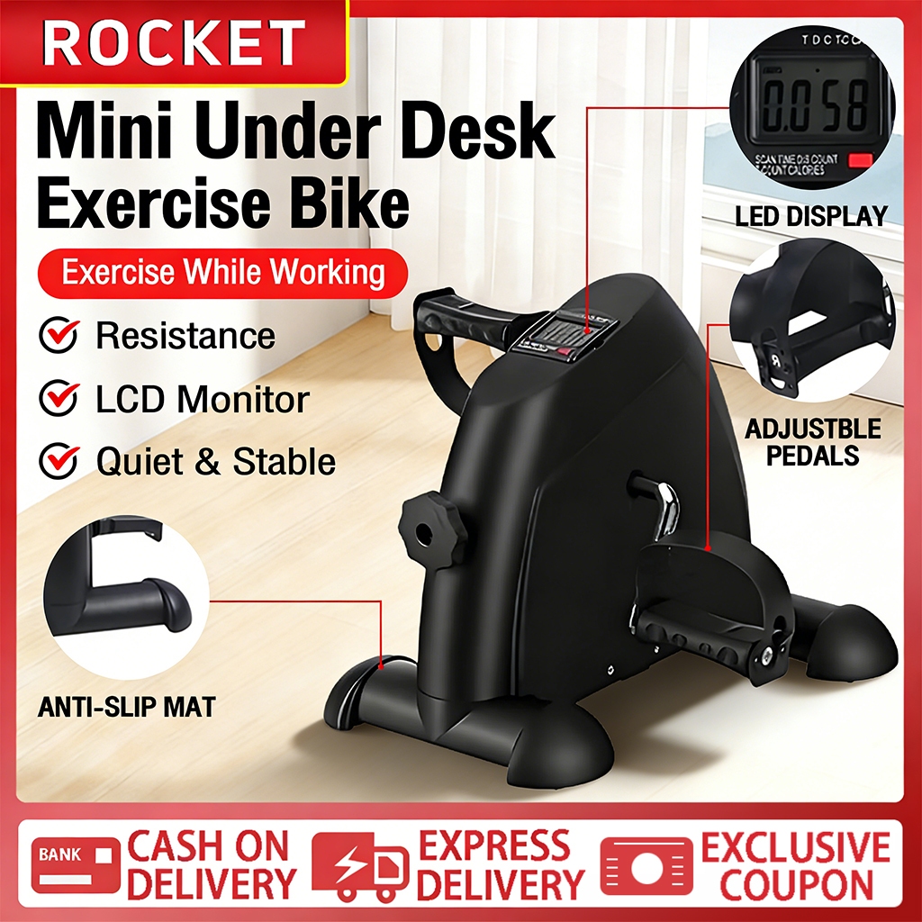 Elderly Friendly Exercise Machines ★ Mini Pedal Exercise Bike ...