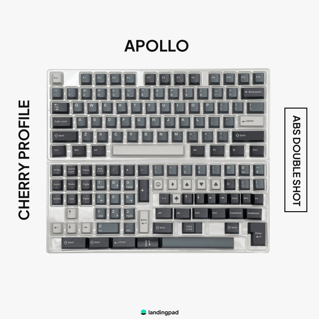 [⌨️ LandingPad] Apollo Keycaps Doubleshot ABS Keycap Set for Mechanical ...