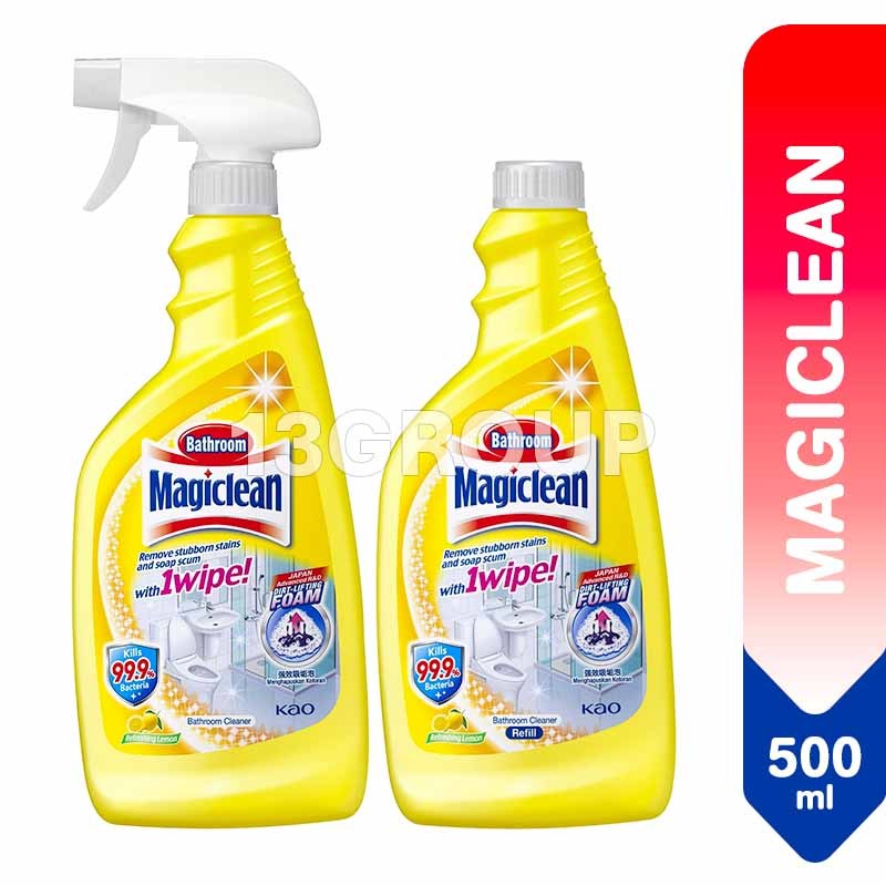 Magiclean Bathroom Cleaner Spray / Trigger Refill / Soap Scum Remover ...