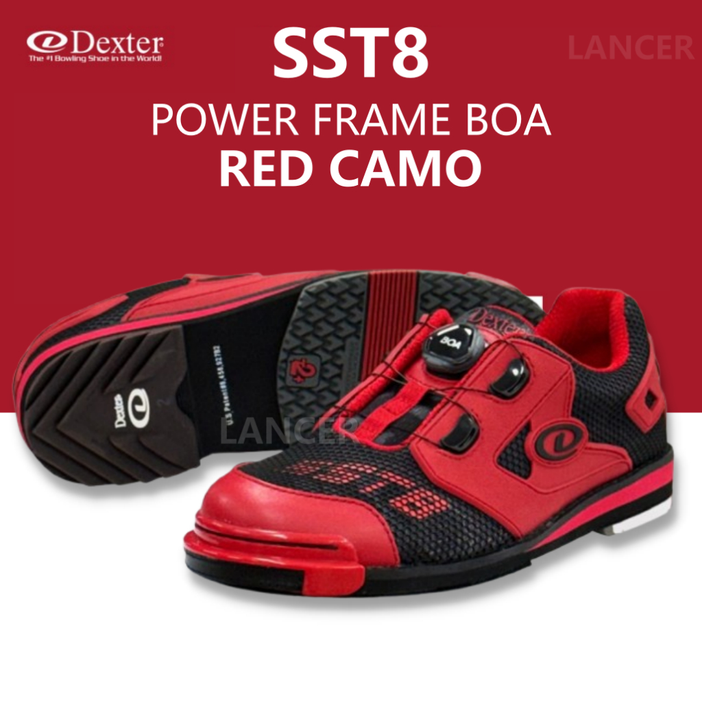 DEXTER SST 8 Power-Frame Boa Red Camo Bowling Shoes | Shopee Singapore