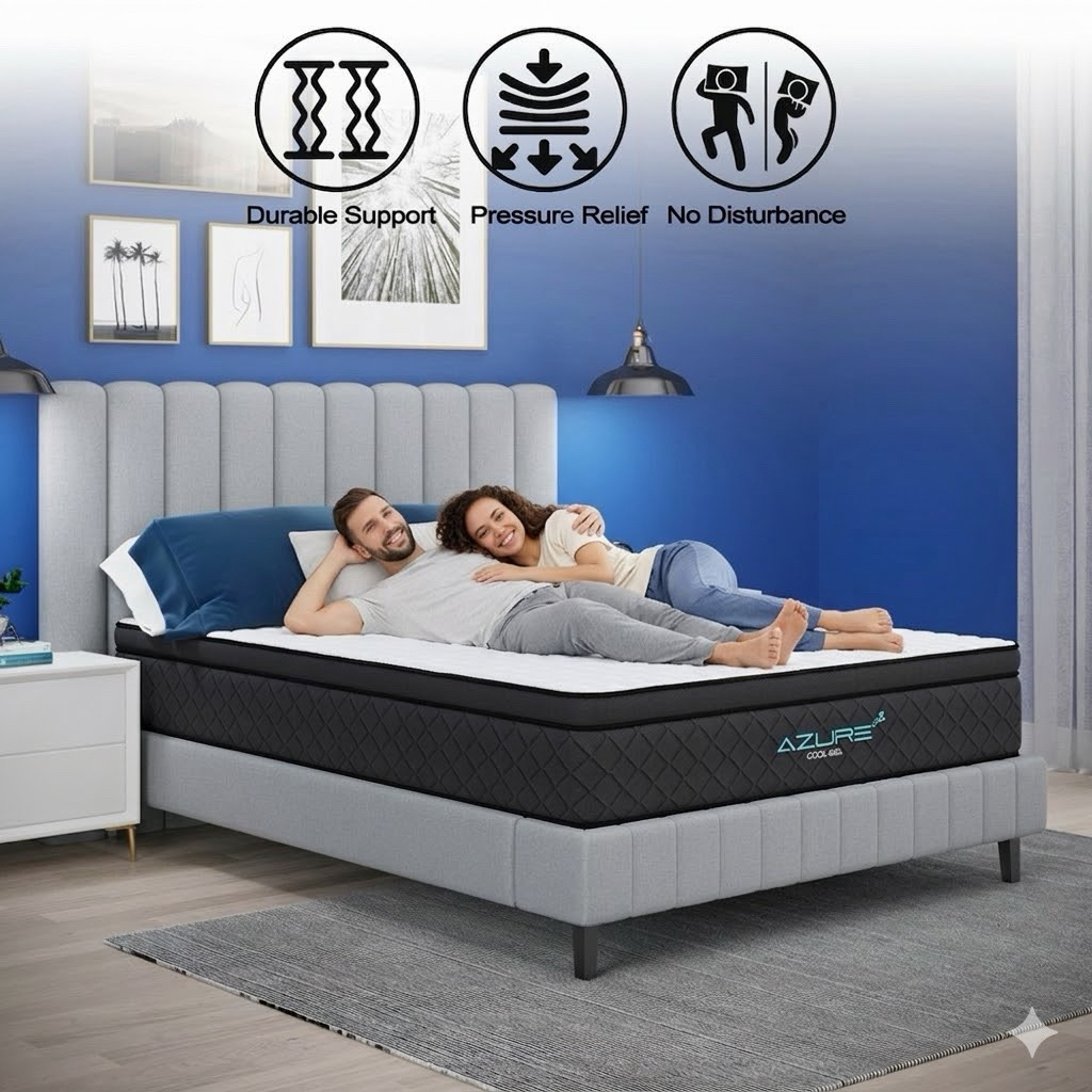 Azure Cooling Gel Mattress cover photo