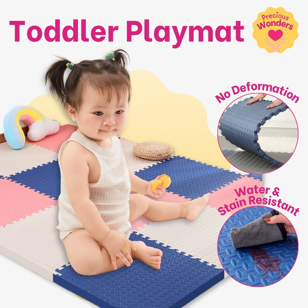 [2.5cm Thick] EVA Baby Playmat, Kids Foam Puzzle Play Mat, Baby Floor ...