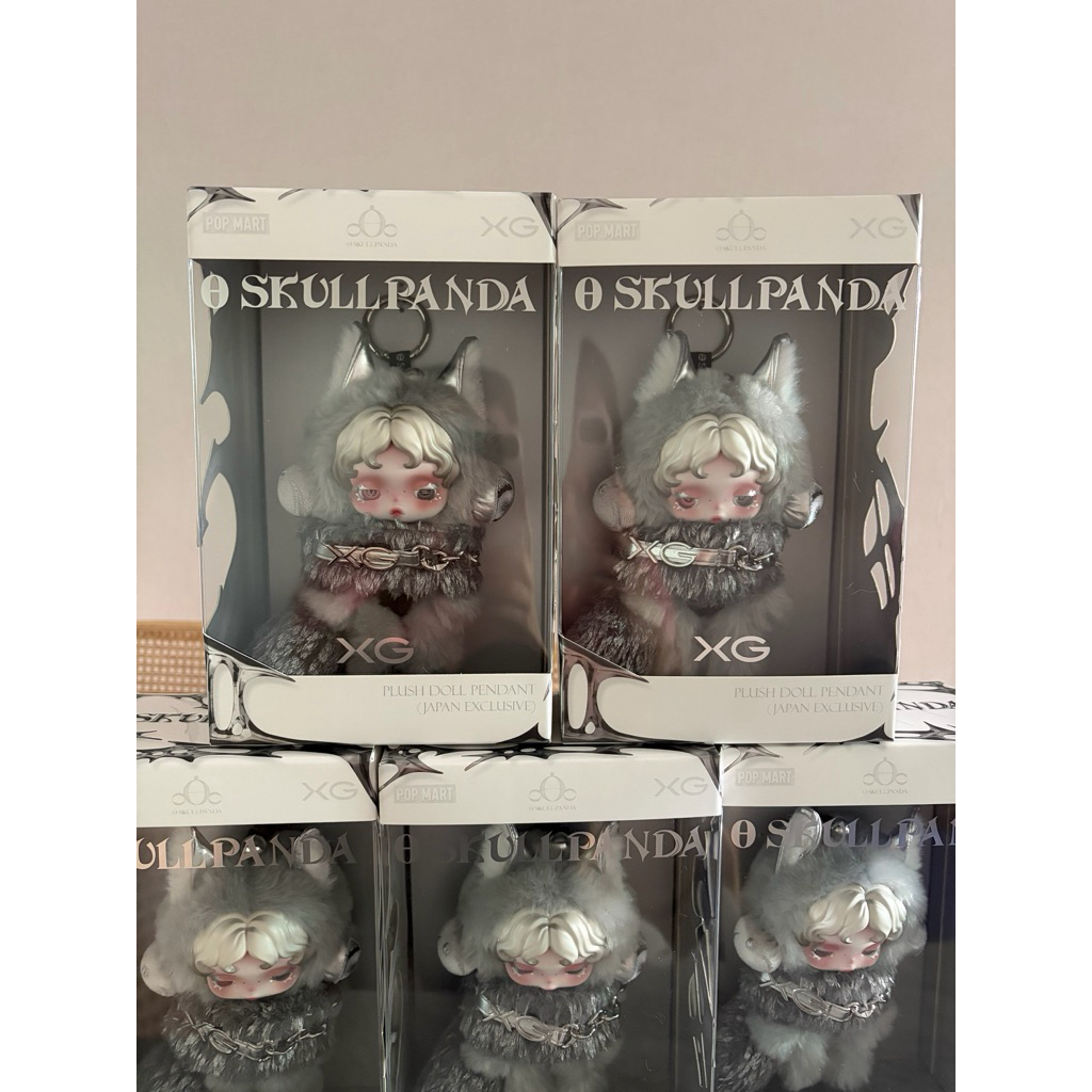 SG Seller! POPMART SKULLPANDA XG skull panda plush doll Japan