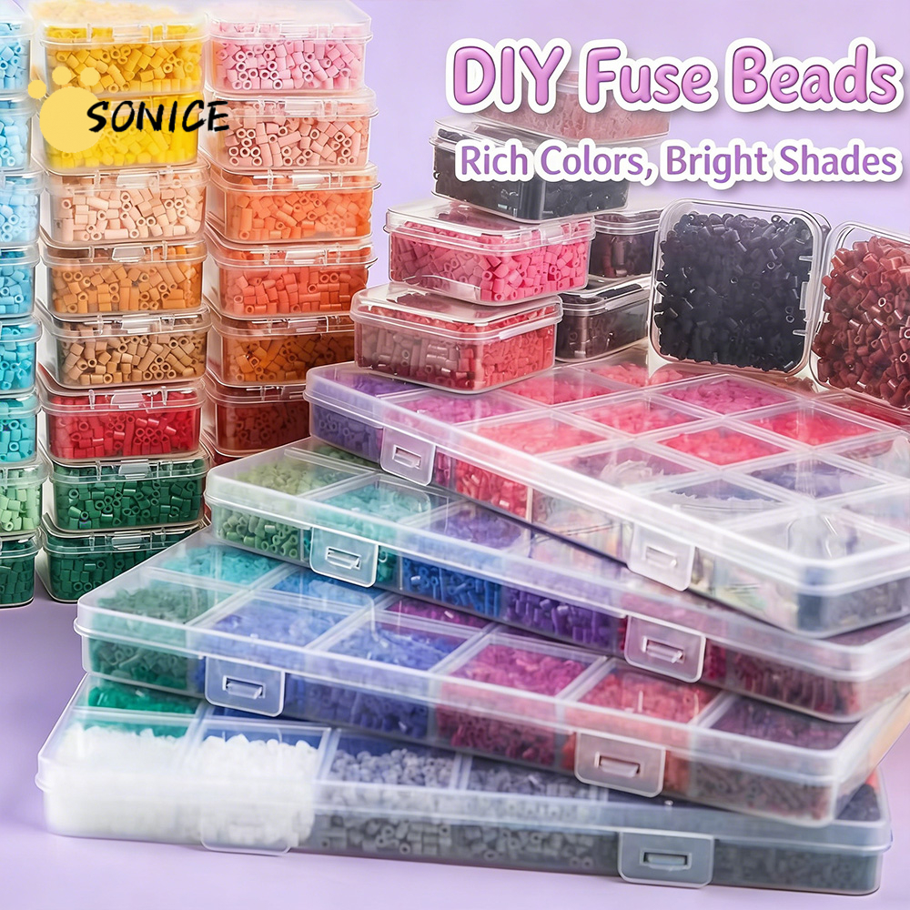 40000 Assorted Mini Fuse Beads 2.6 Mm 96 Colors Fuse Beads 10000 Pcs ...