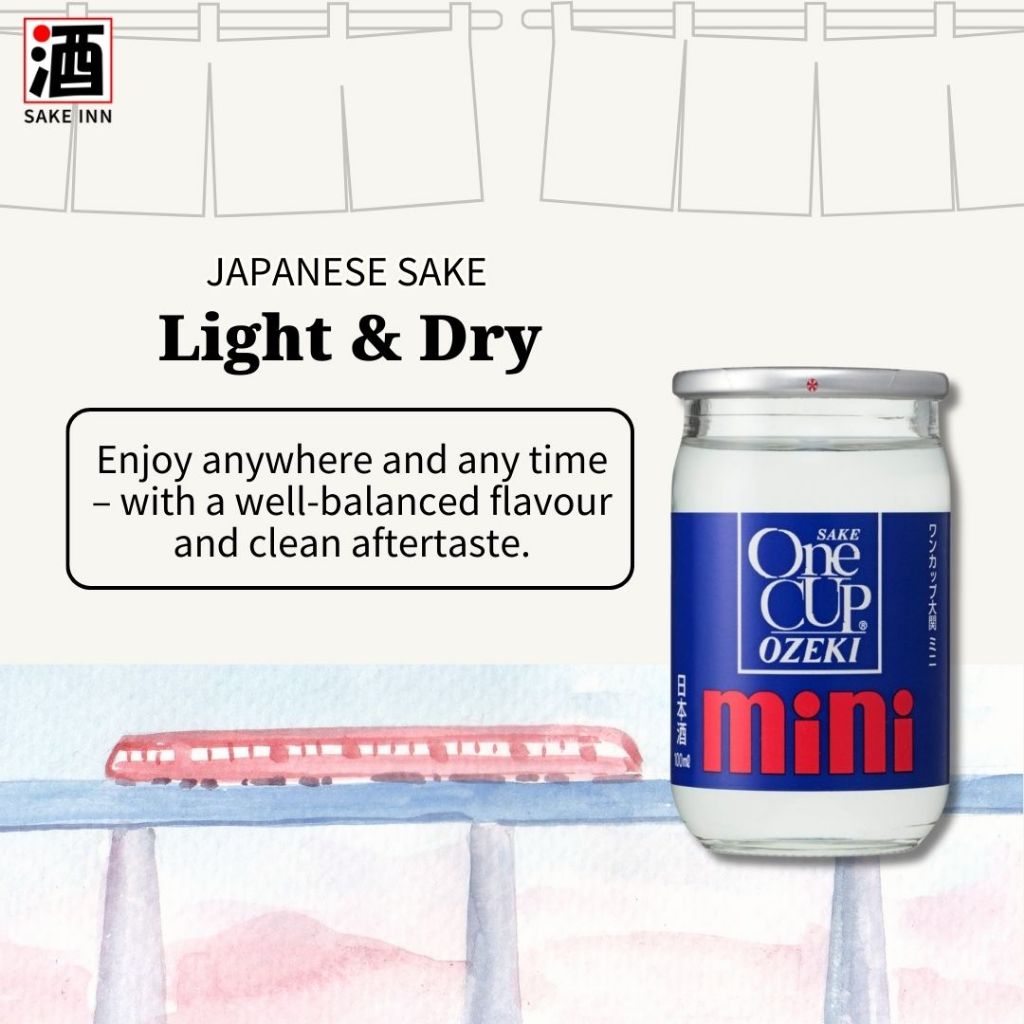 Ozeki One Cup Mini Sake (100ml) | Shopee Singapore