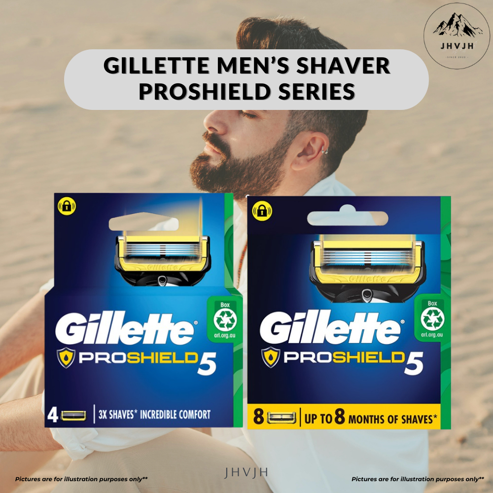 GILLETTE PROSHIELD SERIES // MEN'S SHAVER // MADE IN GERMANY // GENUINE ...