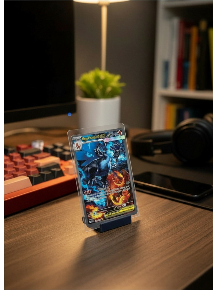 Custom 3D Printed Trading Card Stand - Fits Top Loader - Pokémon TCG ...