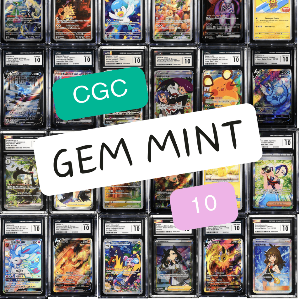 CGC Gem Mint 10 Graded Slabs Pokemon PTCG Cards | Shopee Singapore