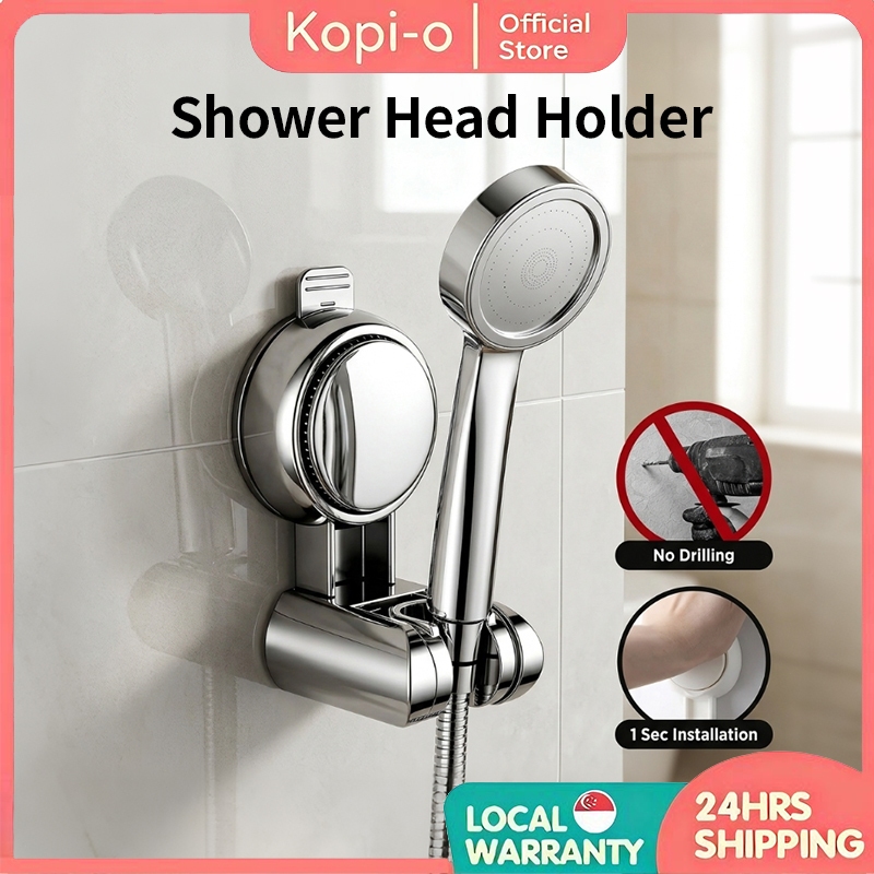 [SG] Shower Head Holder Wall Mounted Adjustable Showerhead Bracket ...