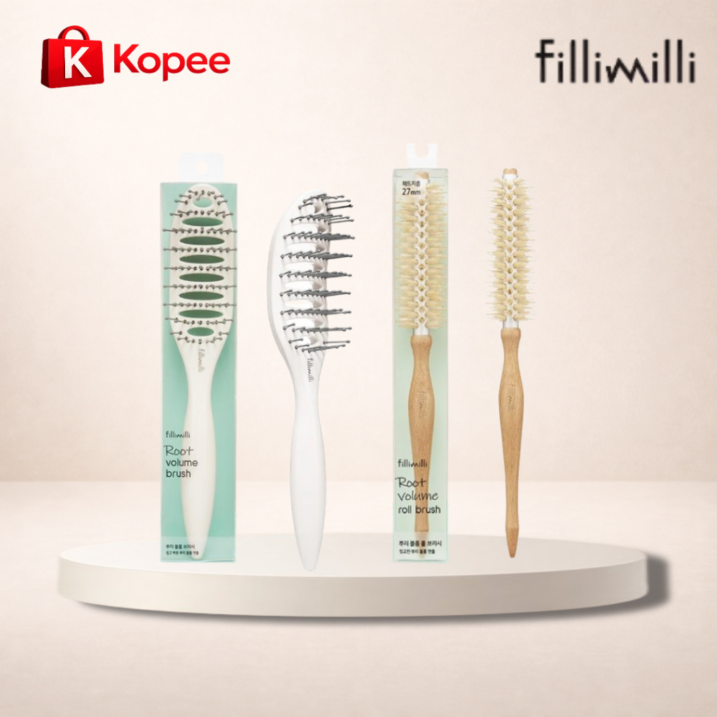 FILLIMILLI Root Volume Brush / Root Volume Roll Brush | Shopee Singapore