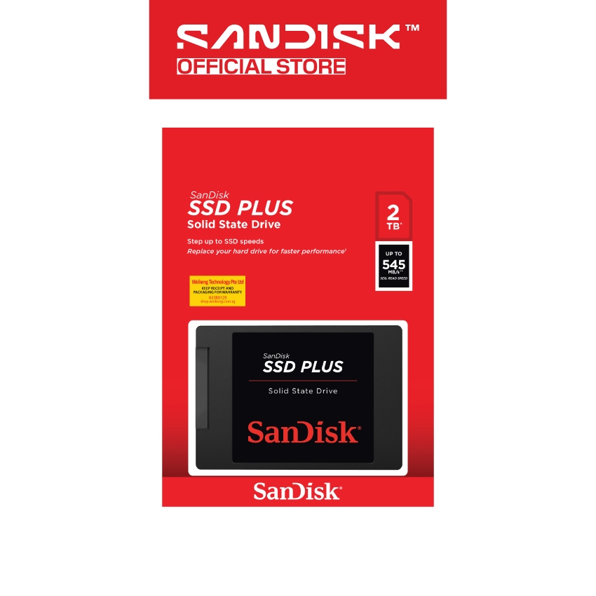 SanDisk SSD Plus Solid State Drive | Shopee Singapore