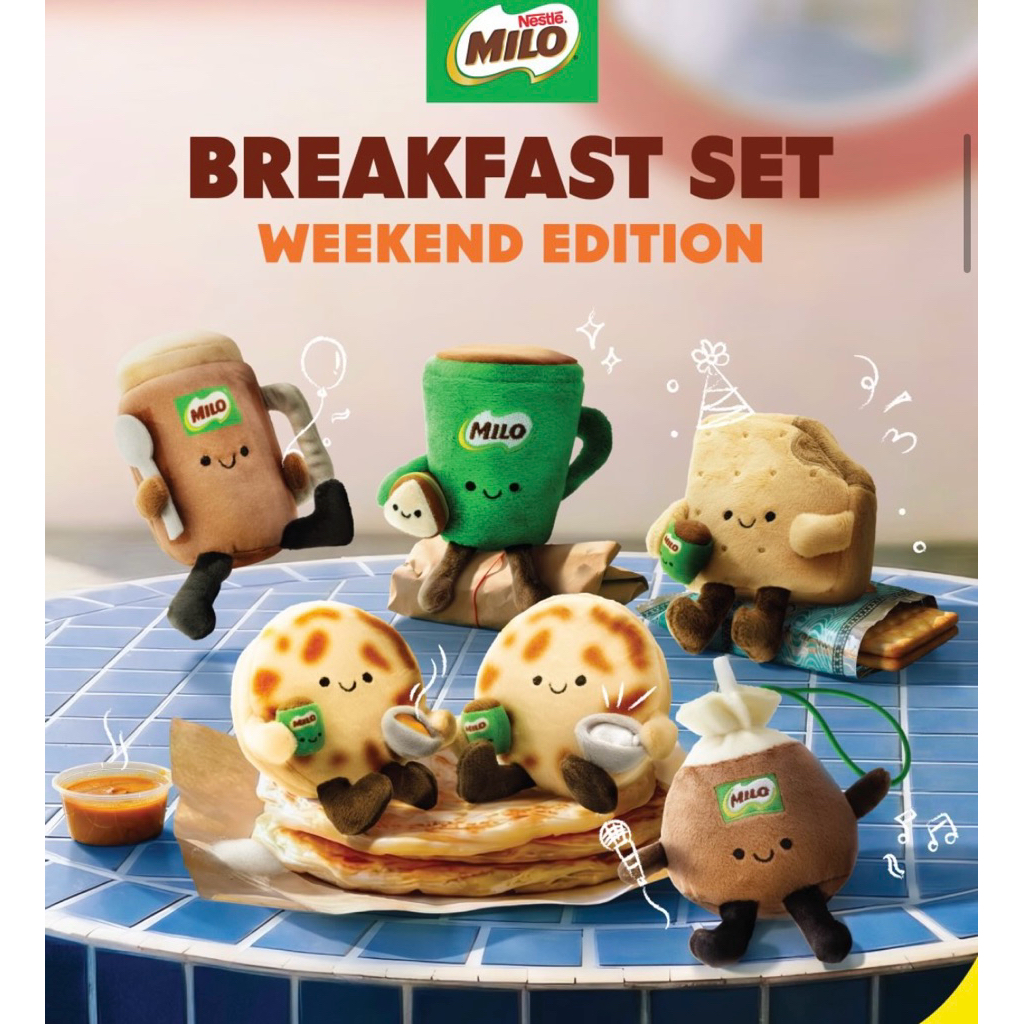 2026 MILO Collectible limited edition breaktime set plush soft toy