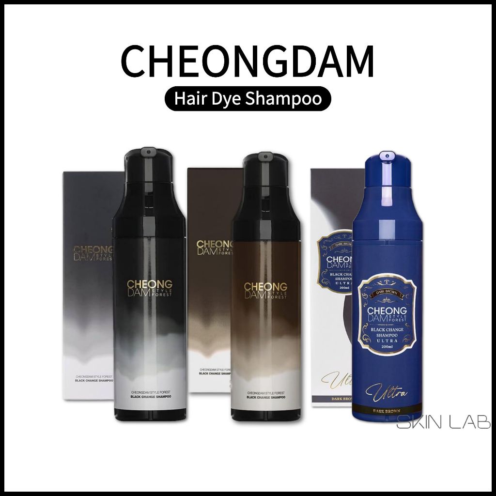 [CHEONGDAM] Forest Black Change Dye Shampoo / Ultra 200ml | Shopee ...