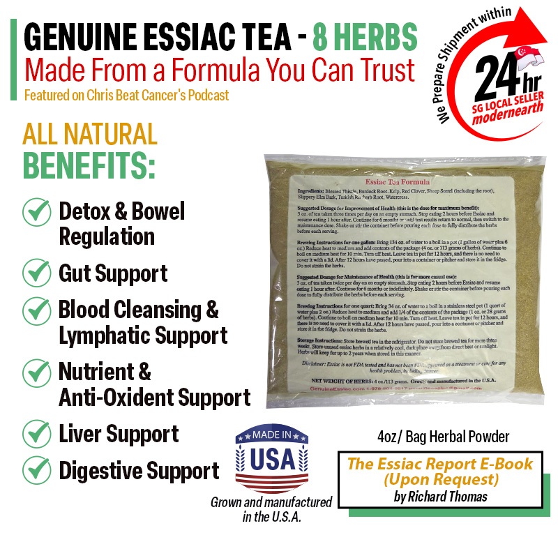 [SG Stock] Genuine Essiac Tea, Wellness, Herbal Tea, Herbs, Body Detox ...