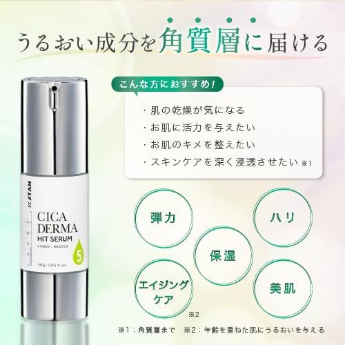 Direct from Japan】 KATAN Cica Derma Hit Serum 5 / Needle Shot