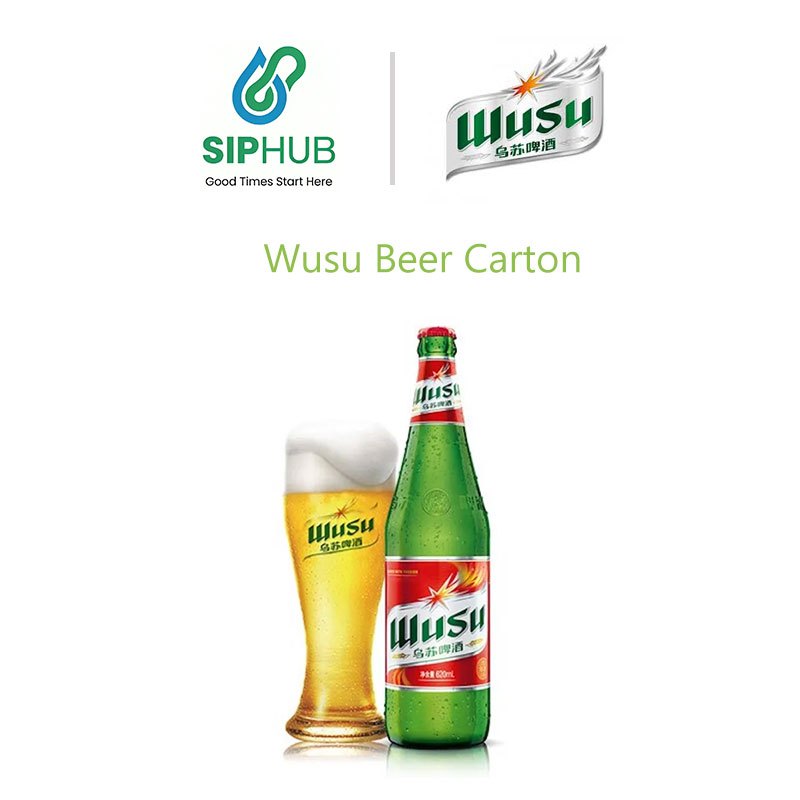 [1 Carton]Wusu Beer Carton 12 Bottles x 620ml | Shopee Singapore