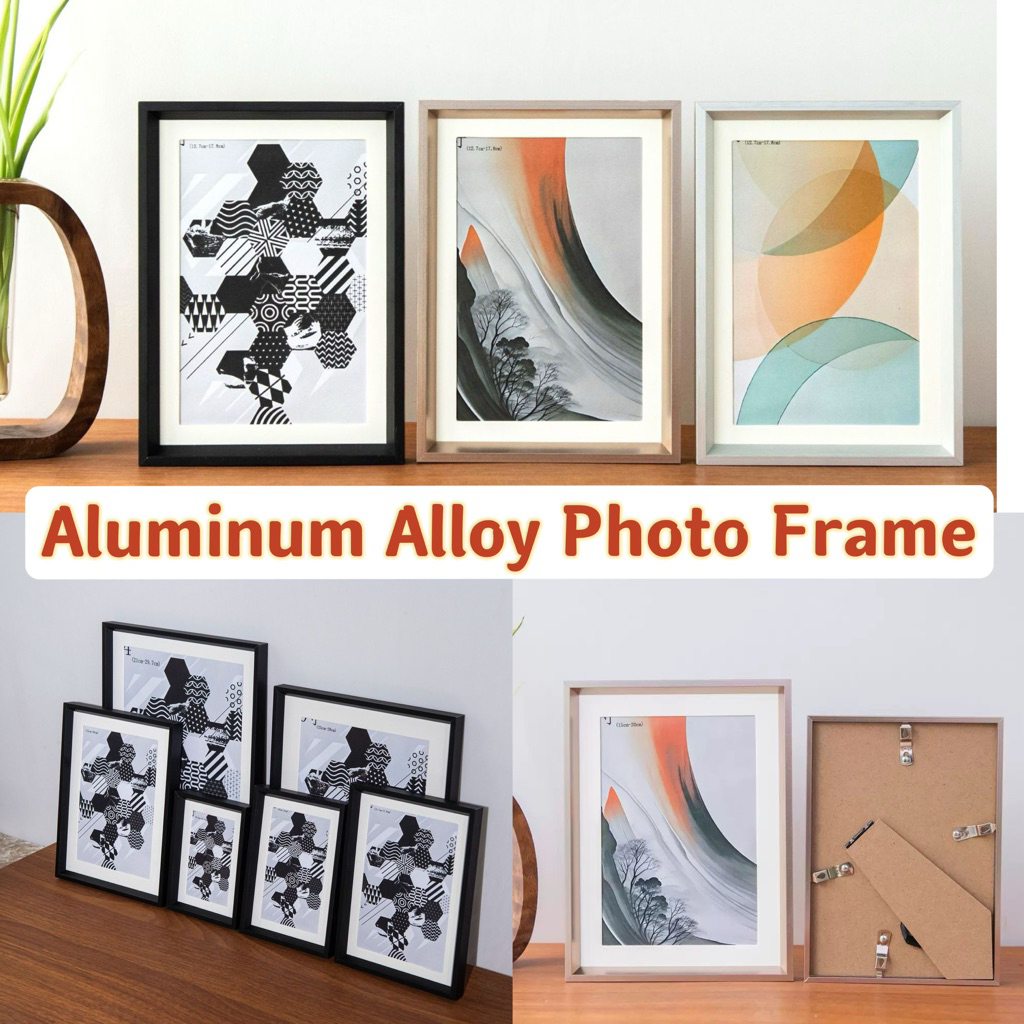 SG Stock Photo Frame Aluminum Alloy Picture Frame with Acrylic Cover 3R ...