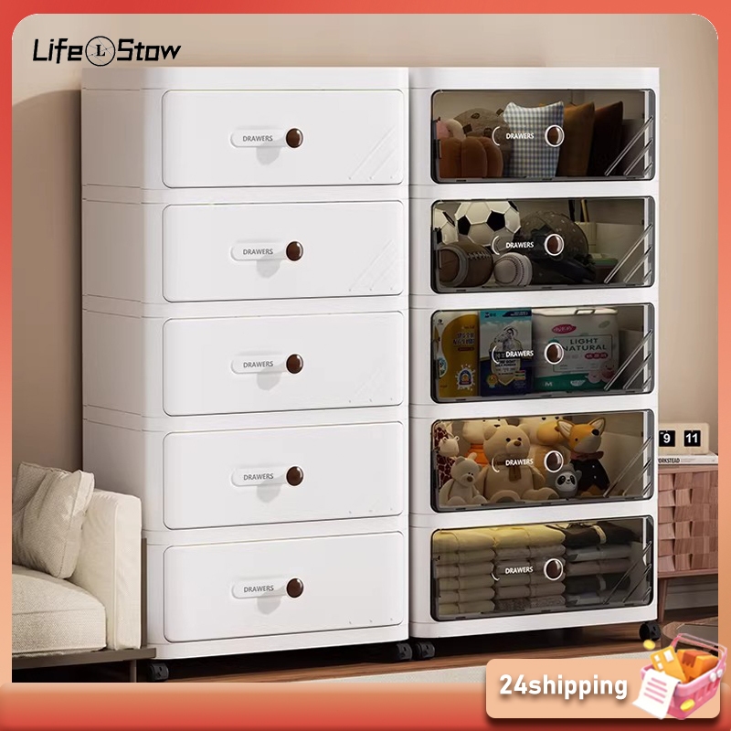 Life Stow|Storage Drawers Cabinet Plastic Chest of Drawer MultiLayer ...