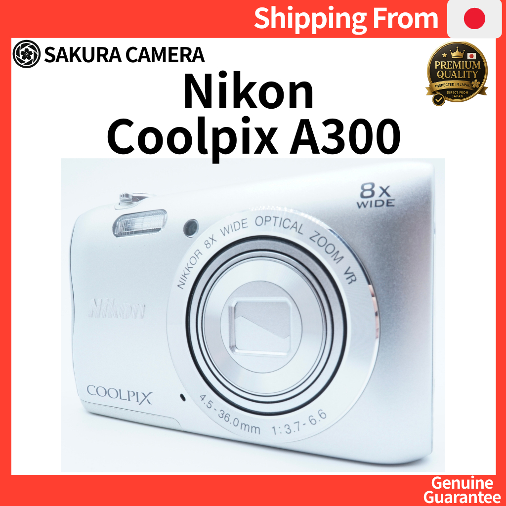 Nikon Coolpix A300 digital camera【Direct from Japan】【Used