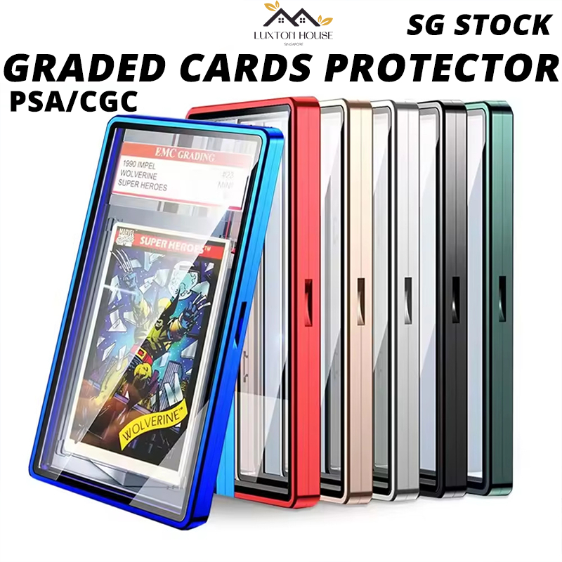SG} PSA/CGC Graded Cards Protector Aluminum Magnetic Case for PSA Slabs  Magnetic Frame UV Protection Slab Protection | Shopee Singapore