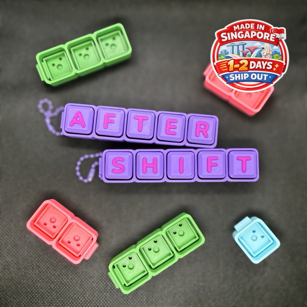Custom Name Keyboard Fidget Toy Keychain Personalized Letter Keycap ...
