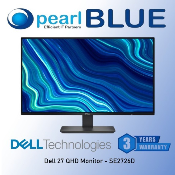 Ready Stock] Dell 27 QHD Monitor - SE2726D Refresh Rate 144Hz