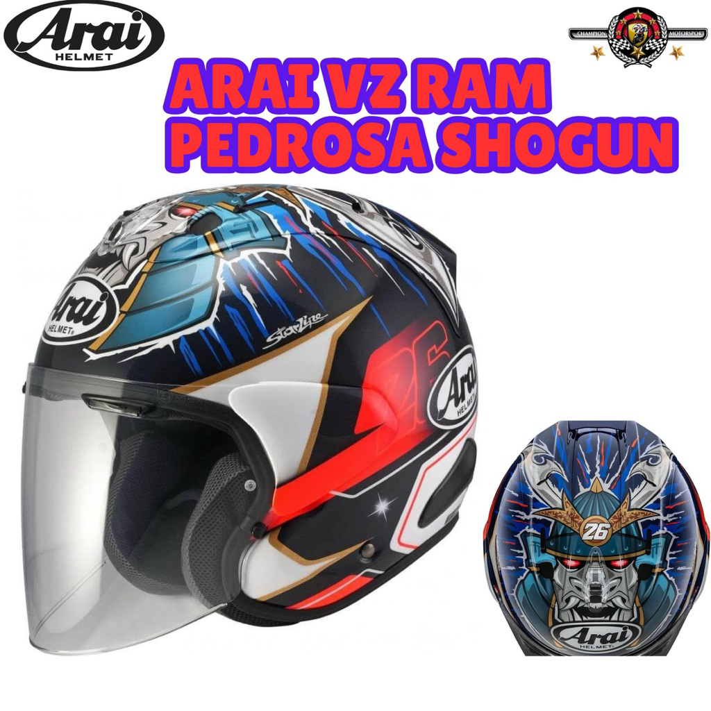 ARAI VZ RAM PEDROSA SHOGUN HELMET (JAPAN ORIGINAL) | Shopee Singapore