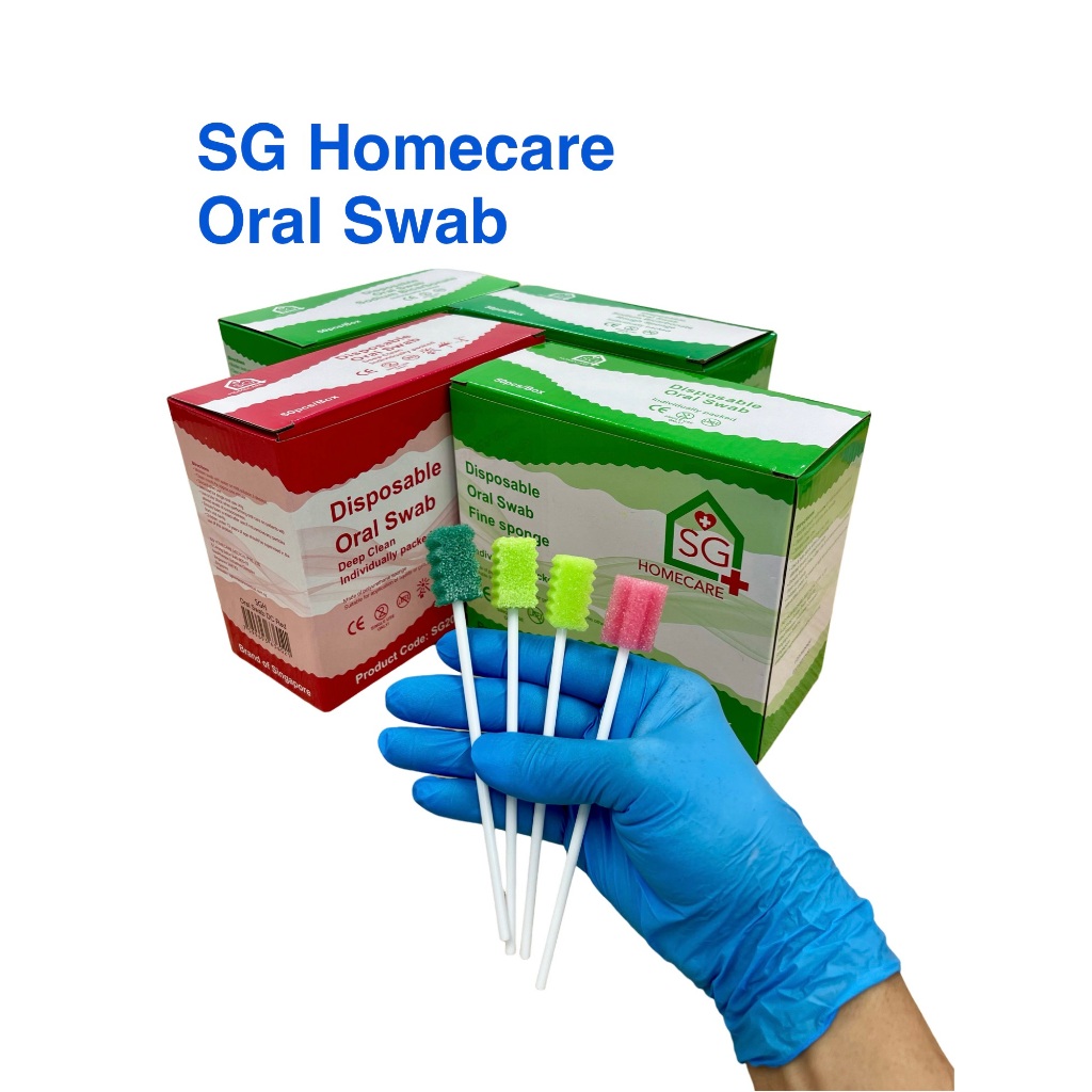 Official SG Homecare Medical Deep Clean or zigzag fine Oral Swab HSA ...