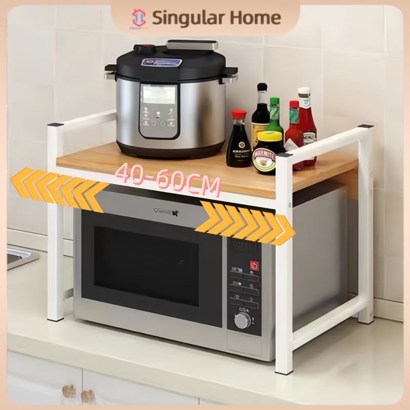 Microwave Rack Adjustable Stainless Steel Microwave Oven Rack ...