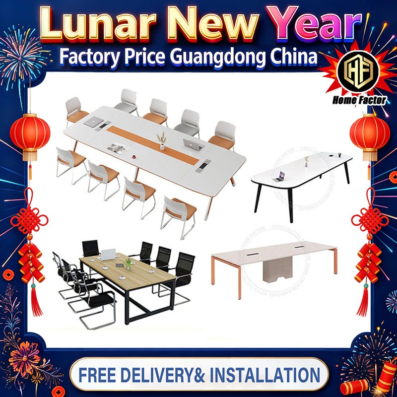 👍HF Meeting Table【Free Delivery&Installation】 Conference Room ...