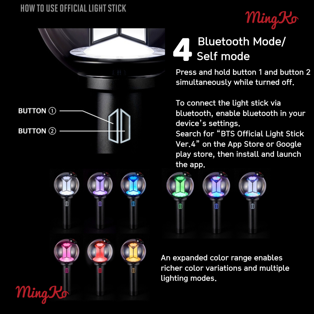 In Stock] 2026' BTS official light stick VER.4 ARMY BOMB Official