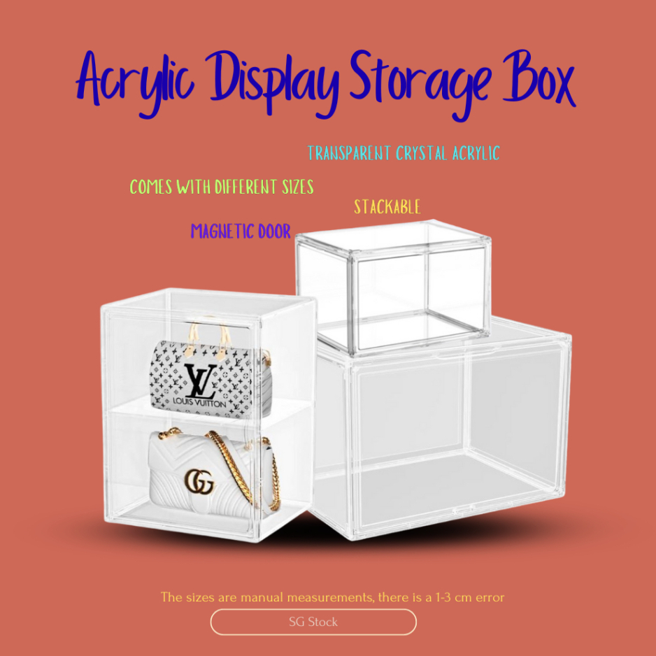 [SALES] Acrylic Display Storage Box | Shopee Singapore