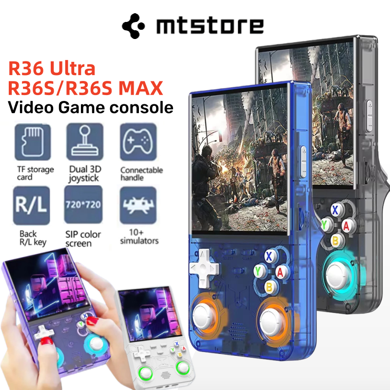 NEW-year Gifts 3.5/4.0 Inch R36 Ultra/R36S Max Retro Portable Handheld ...