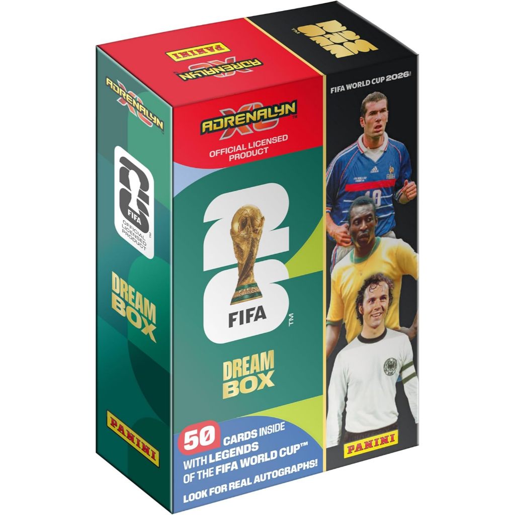 Panini FIFA World Cup 2026 Adrenalyn XL Dream Box Official Trading Card ...