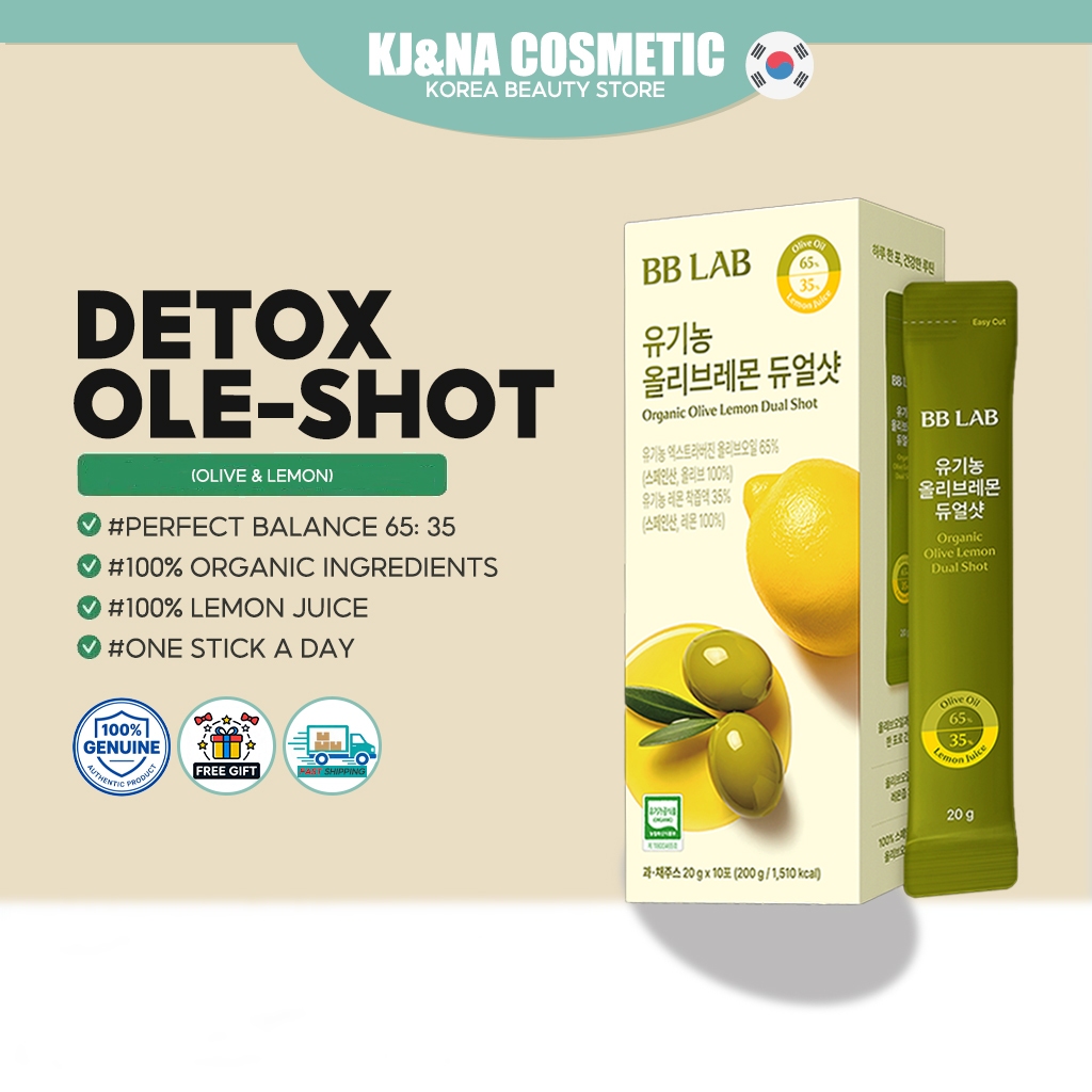 BB LAB Organic Extra Virgin Olive Oil Lemon Dual Shot 65:35 NFC Juice ...