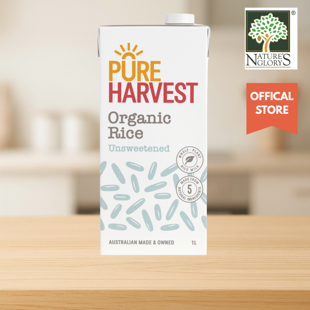 Pureharvest Organic Rice Milk Enriched Unsweetened/Enriched with ...