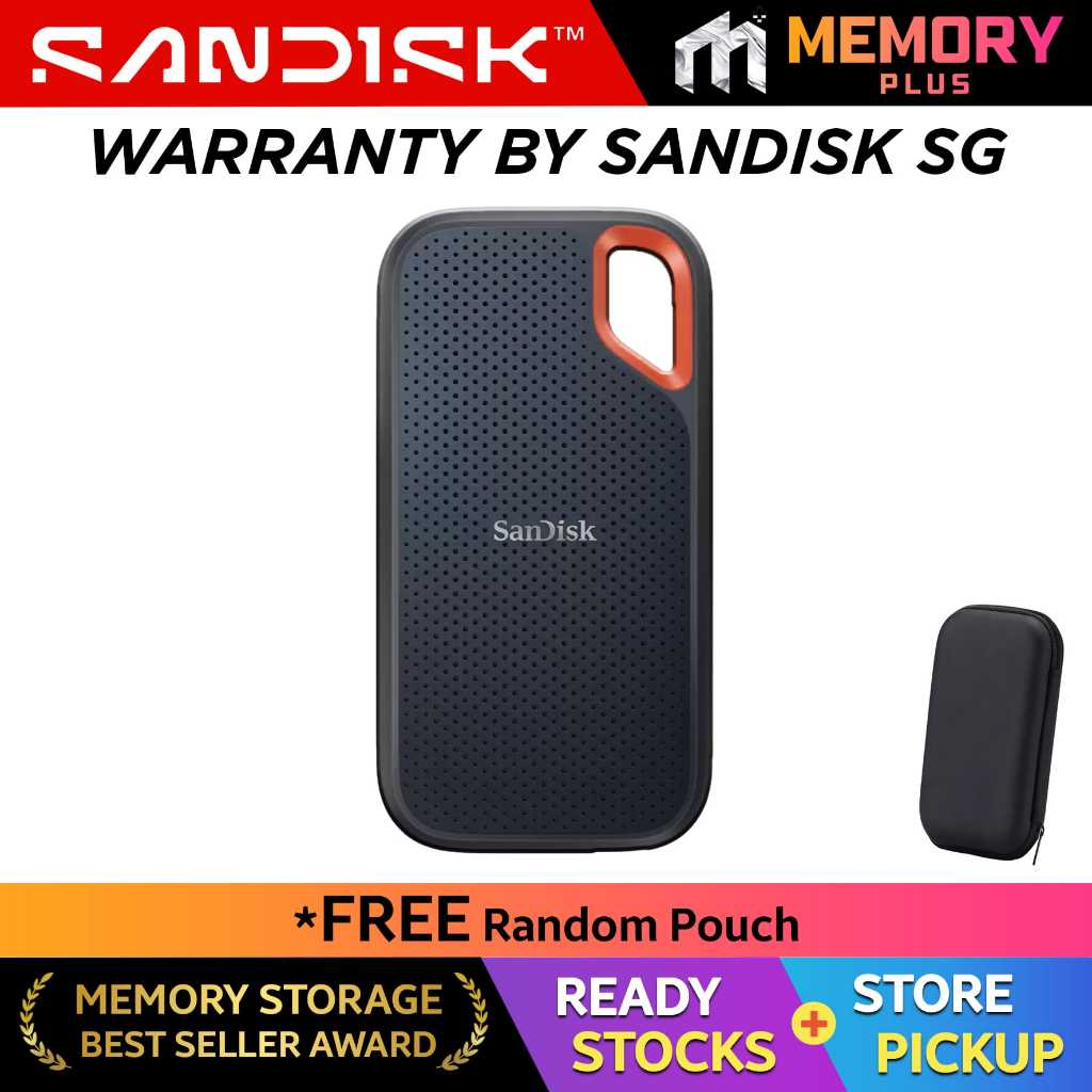 SanDisk Extreme Portable SSD Drive V2 E61 1050MB/s 1000MB/s USB