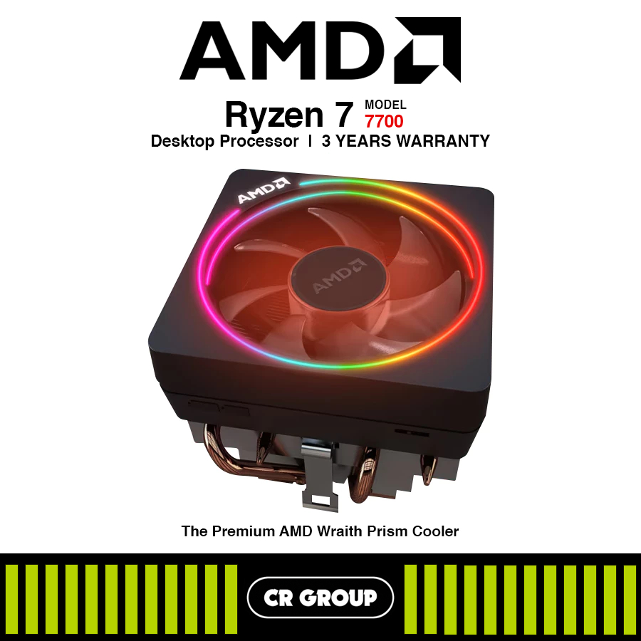 AMD Ryzen 7 7700/7700X Desktop Processor (3Yrs Warranty) | Shopee