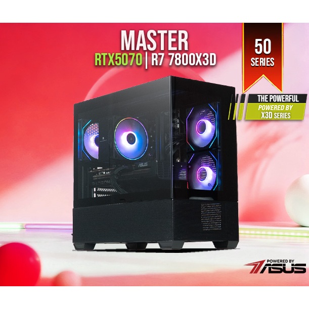 INVADER MASTER M25 RTX 5070 Ryzen 7 7800X3D GAMING DESKTOP Shopee 