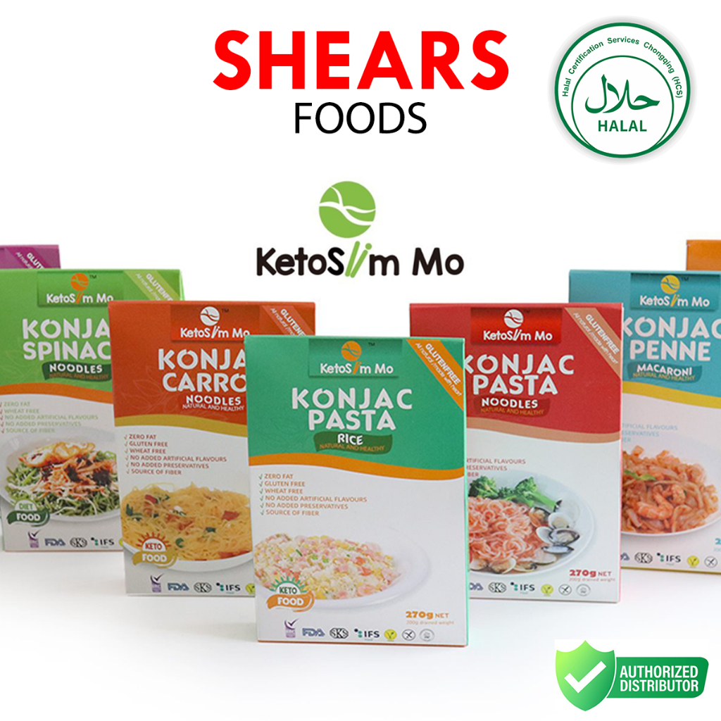 Keto Slim Mo Konjac Noodles/Pasta/Rice/Rice Cake Ideal Food Staples ...