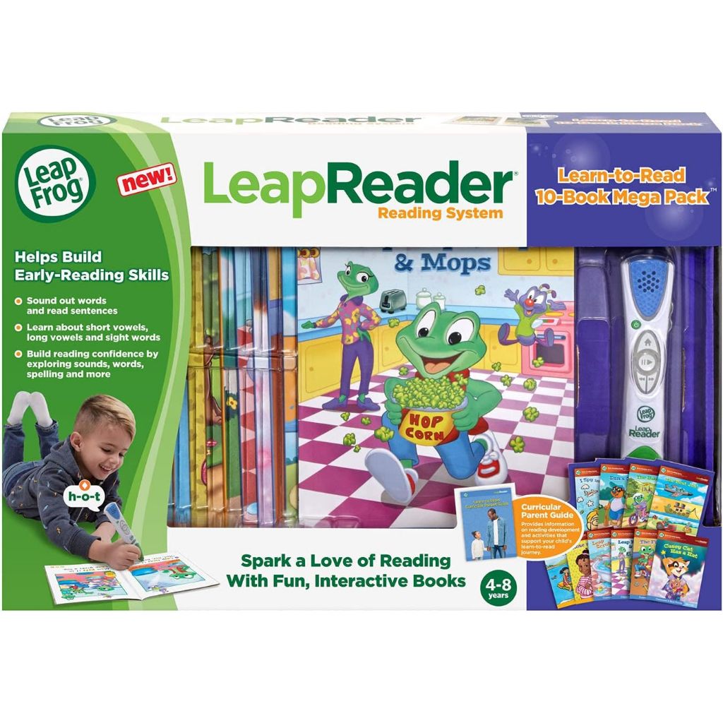 LeapFrog LeapReader System Learn to Read 10 Book Bundle | Shopee Singapore
