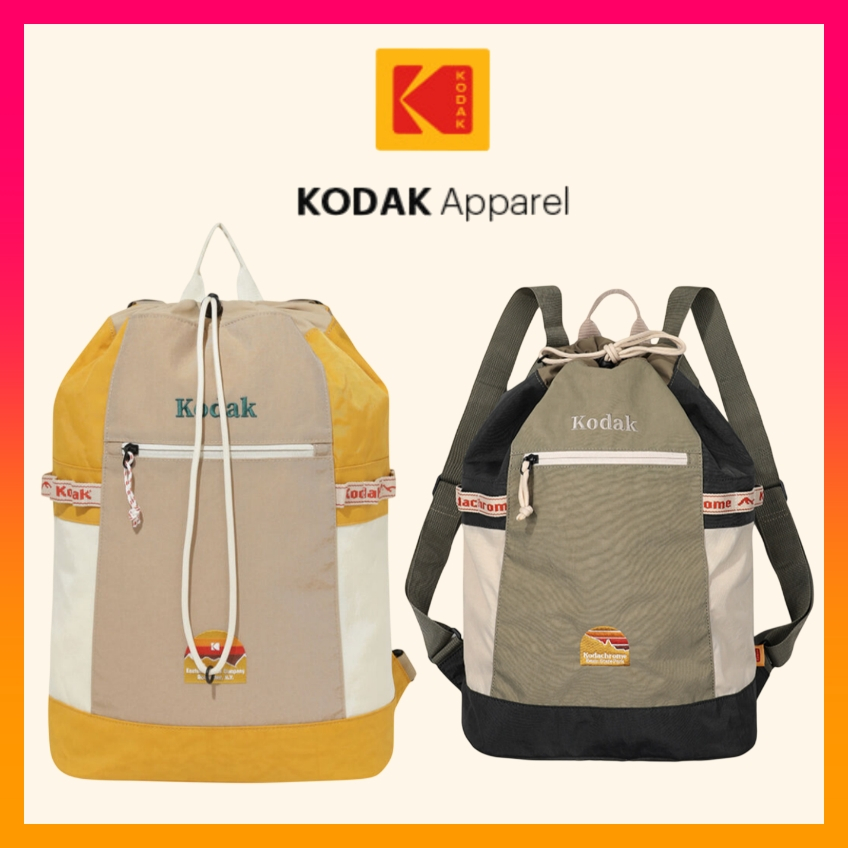 KODAK Apparel Kodachrome Bucket Backpack | Shopee Singapore
