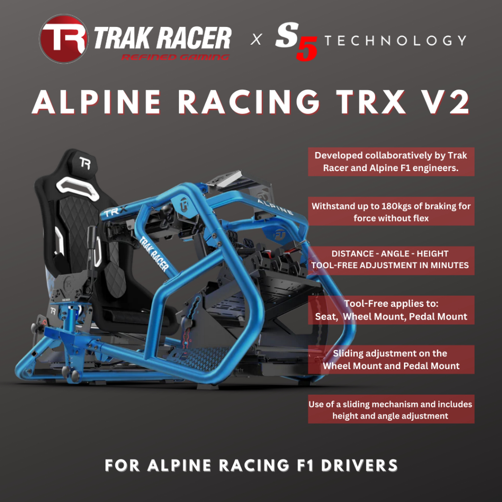 Trak Racer ALPINE RACING TRX V2 / simulator / racing rig / sim racing ...