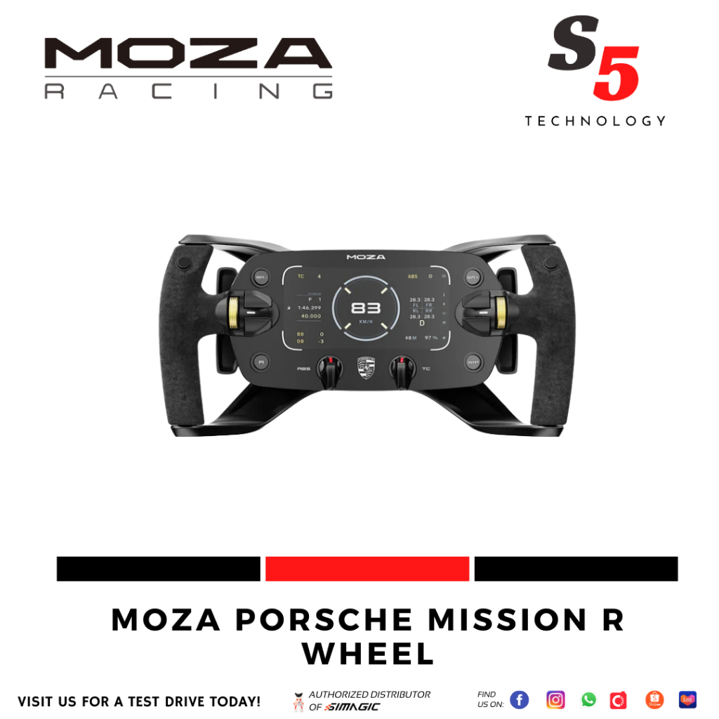 Moza Porsche Mission R Wheel / moza wheel / simracing / sim racing ...