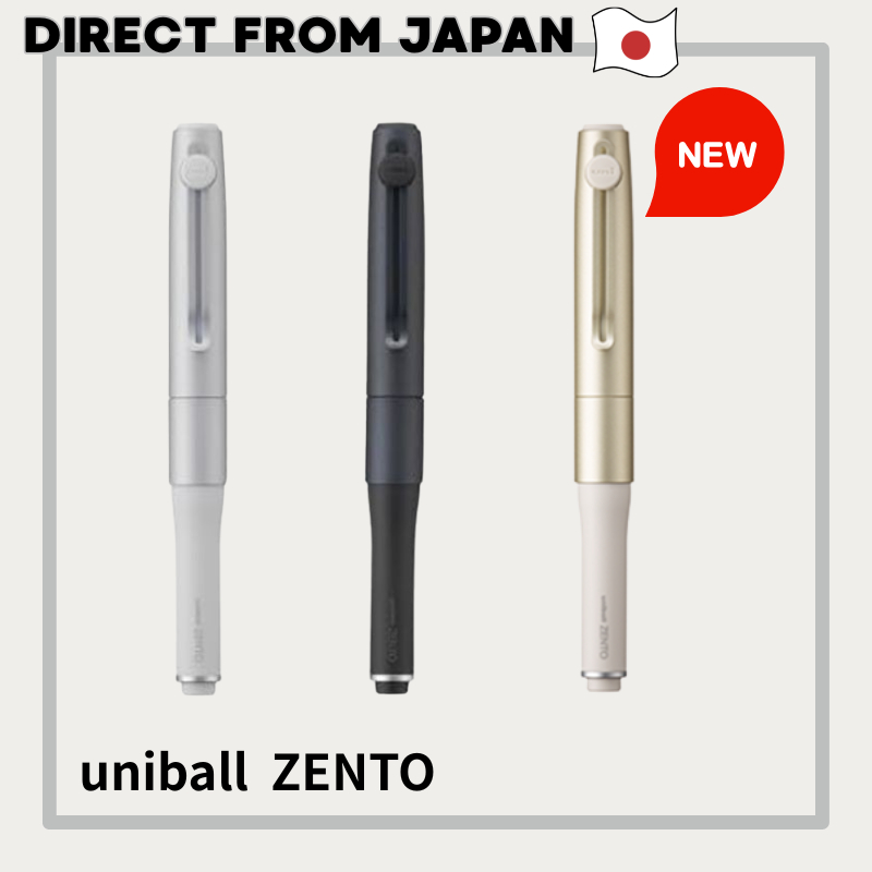 uniball ZENTO Ballpoint Pen Signature Ink Black | Shopee Singapore